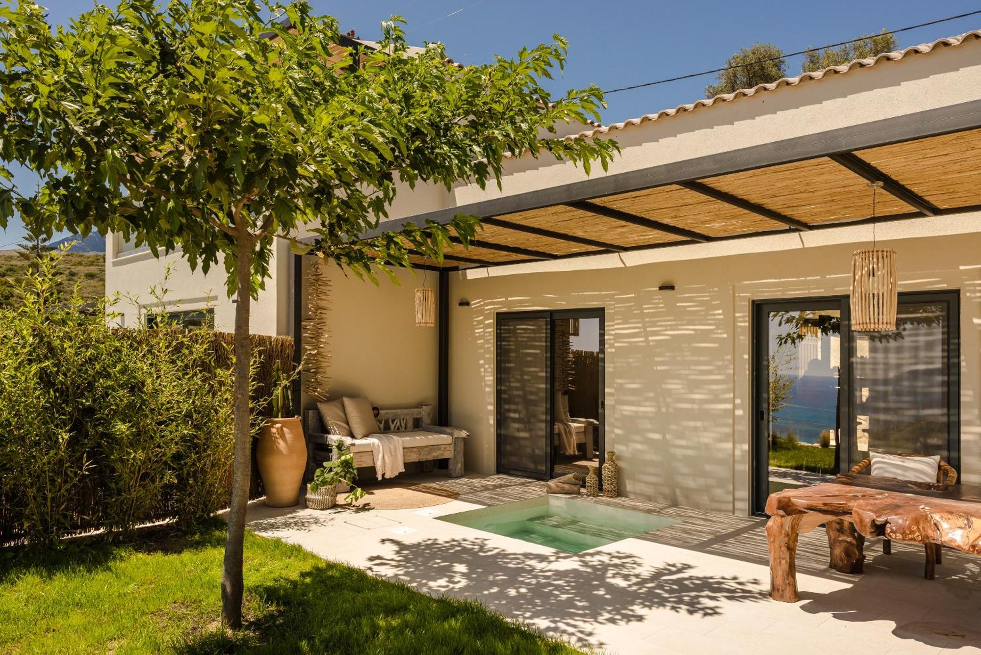 Hilaritas Luxury Suites Sea View, Private Pool & Jacuzzi Paradise Ratzaklíon Esterno foto